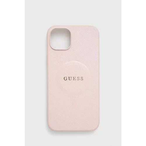 Guess Etui za telefon iPhone 15 Plus / 14 Plus 6.7'' roza barva