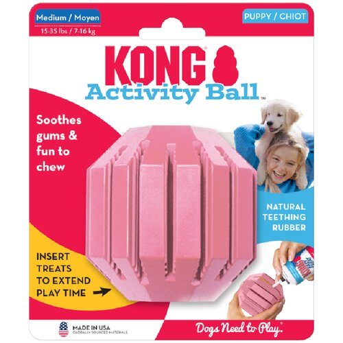 Kong Puppy Activity Ball - Veličina M: Ø 7,6 cm Cene
