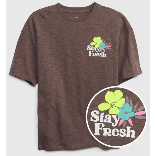 GAP Stay Fresh Majica otroška Rjava
