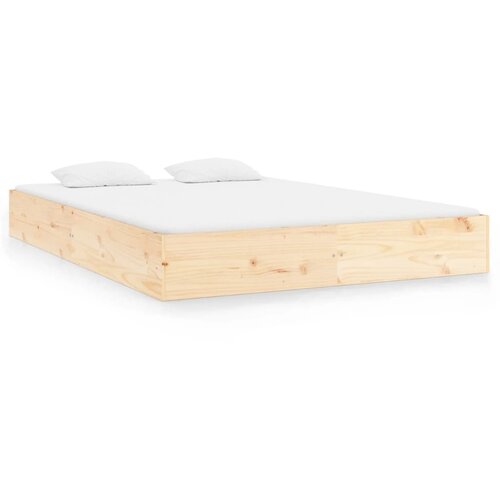 vidaXL Okvir za krevet od masivnog drva 140 x 200 cm Cijene