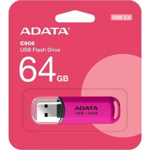 A DATA AC906-64G-RPP USB izbrisljiv pomnilni&scaron;ki ključek 64 GB USB Tip-A 2.0 Roza Cene