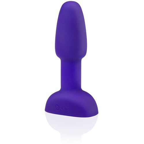 b-Vibe Vibracijski analni čep - Rimming Petite, vijoličen Cene