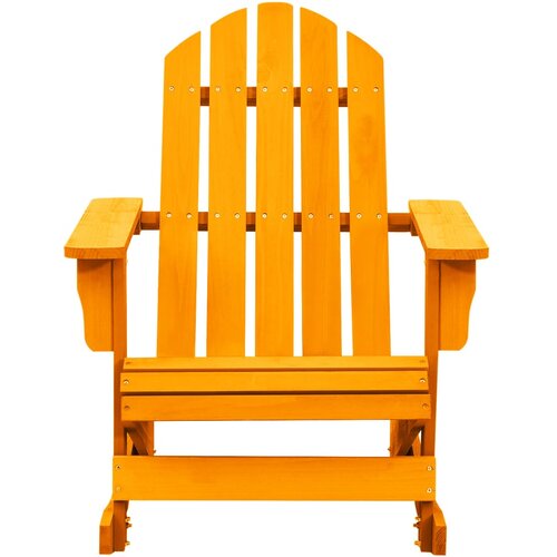 Maison Chic Vrtni gugalni stoli - Stol za vrt Adirondack trden les jelke oranžen JS246, (21878529) Slike