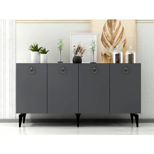 HANAH HOME drop - anthracite anthracite console Slike