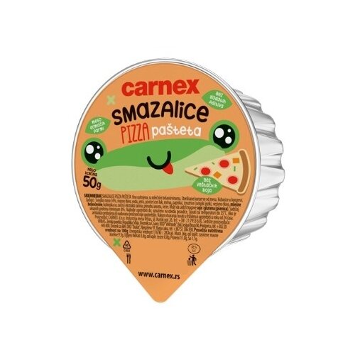 Carnex Pašteta Smazalice pizza 50g Cene