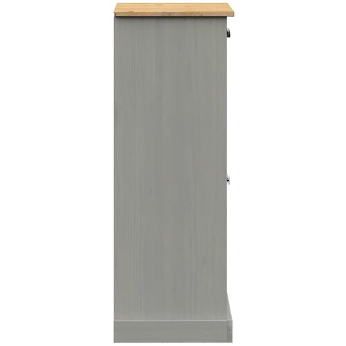  za cipele VIGO sivi 60 x 35 x 96 cm od masivne borovine Slike