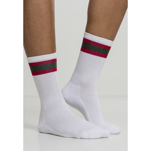 Urban Classics Accessoires Stripy Sport 2-Pack Socks White/Red/Green Cene