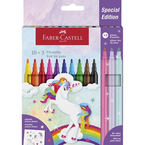 Faber-Castell flomastri unicorn 10+3+nalepke Cene