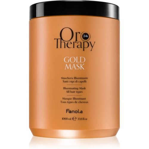 Fanola Oro Therapy 24k Gold Mask maska za vse vrste las 1000 ml Slike