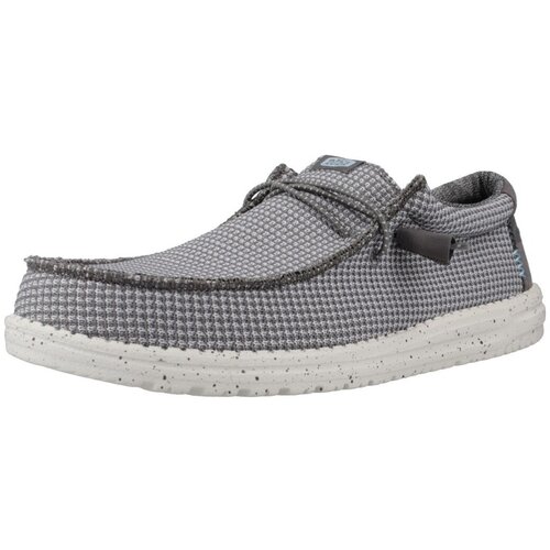 Hey Dude Čevlji Derby WALLY SPORT Siva Slike