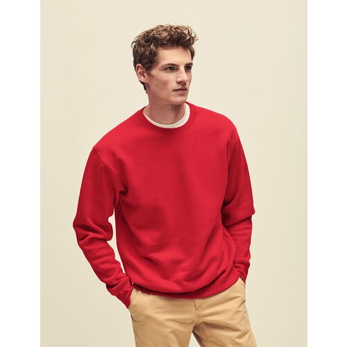 Fruit Of The Loom Men's Red Set-in Sweat Cene