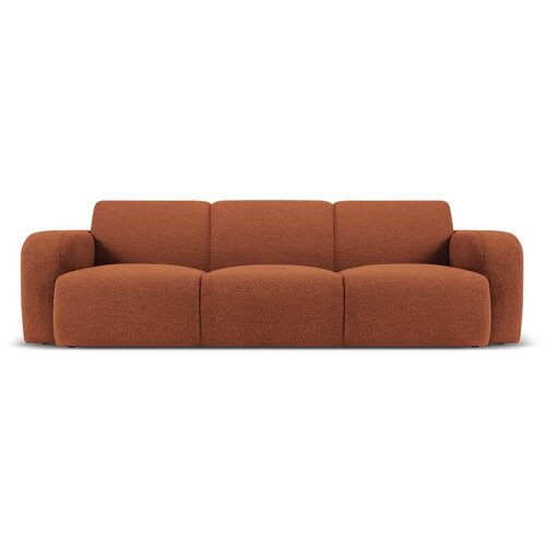 Micadoni Home Rjava sedežna garnitura iz tkanine bouclé 235 cm Molino – Cene