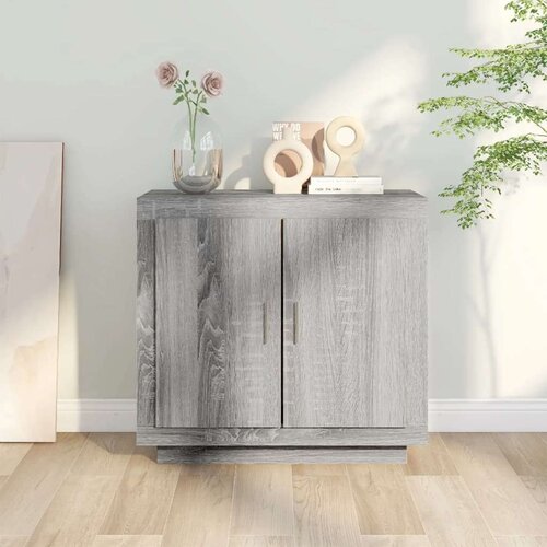 VidaXL komoda boja hrasta sonome 80x40x75 cm od konstruiranog drva Slike