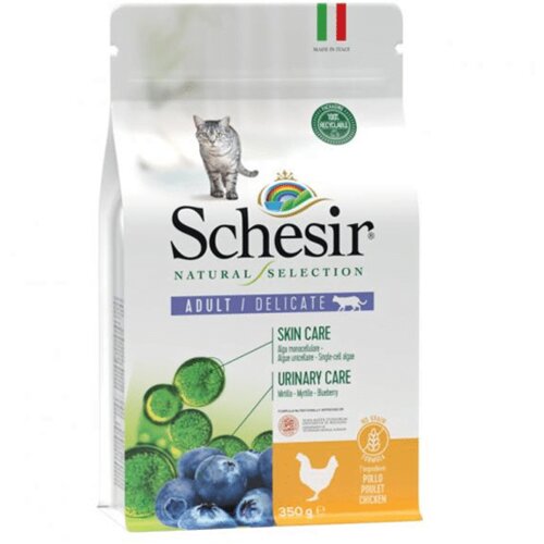 Schesir dry natural selection cat sa piletinom 350 g Cene