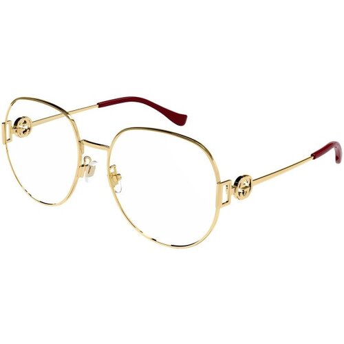 Gucci GG1208O 001 ONE SIZE (58) Zlata/Kristalna Slike