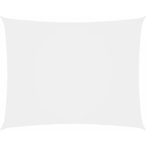 vidaXL Senčno jadro oksford blago pravokotno 2x4 belo