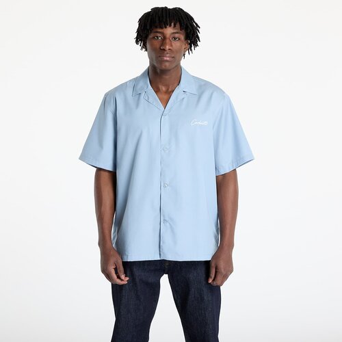 Carhartt WIP Srajca S/S Delray Shirt UNISEX Frosted Blue/ White L Cene