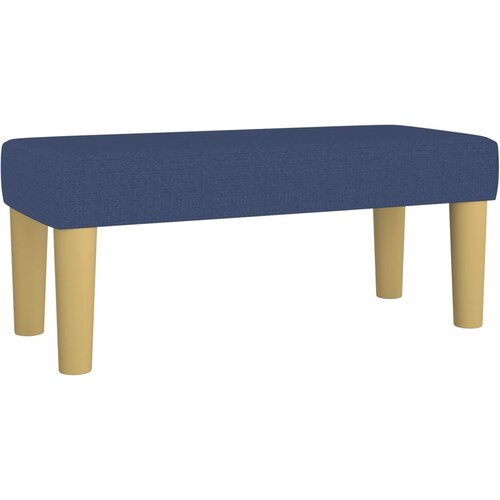  Krevet s oprugama i madracem plavi 80x200 cm od tkanine Slike