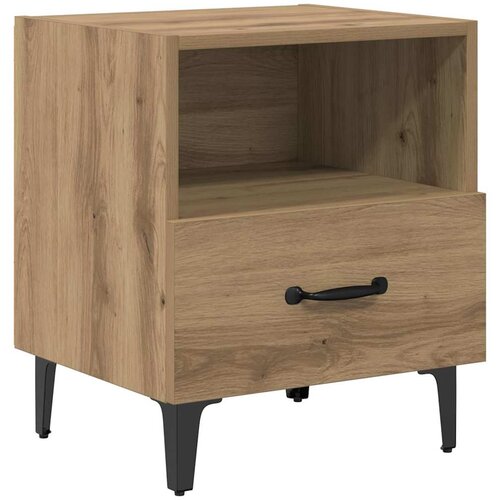  Noćni ormar s ladicama 2 pcs Umjetnički hrast 40 x 35 x 47,5 cm Slike