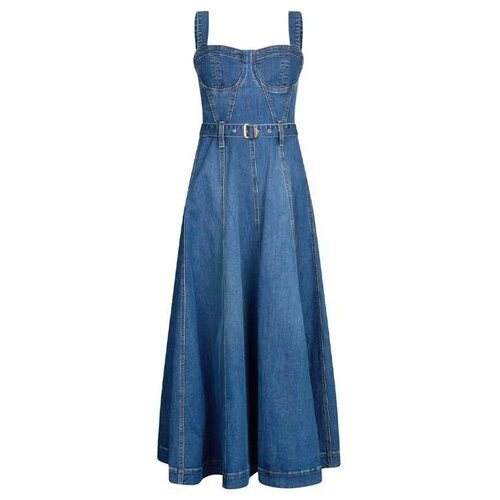 Liu Jo ženska denim midi haljina LJUA5090 D4925 78809 Cene