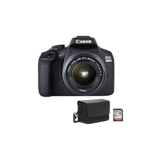  CANON EOS2000D + 18-55 IS+ Torbica SB130+16GB MicroSD bundle