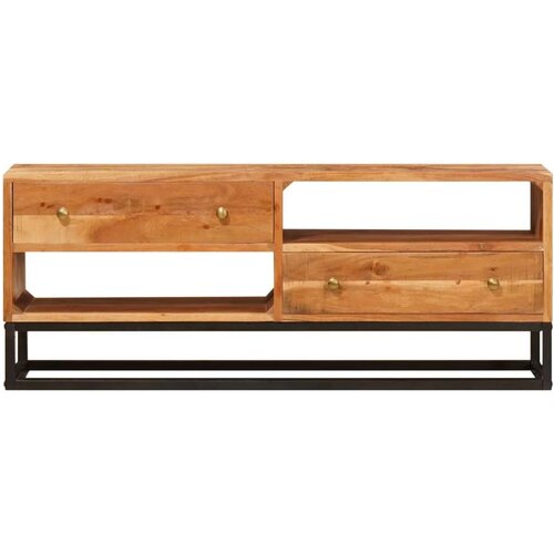  ormar Prirodna 110 x 30 x 44 cm Čvrsto drvo akacije Slike