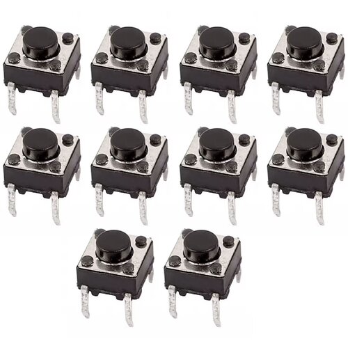 Rosfix MIKRO STIKALA 6X6 MM ZA DALJINSKE UPRAVLJALNIKE &ndash; VI&Scaron;INA TIPKE 5 MM | SET 10 KOSOV, (5000073654) Cene