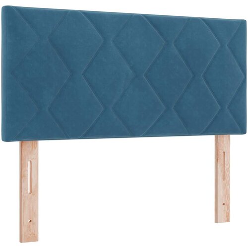  LED Box Spring Krevet Tamno plava 120 x 190 cm Bar&amp;scaron;un Slike