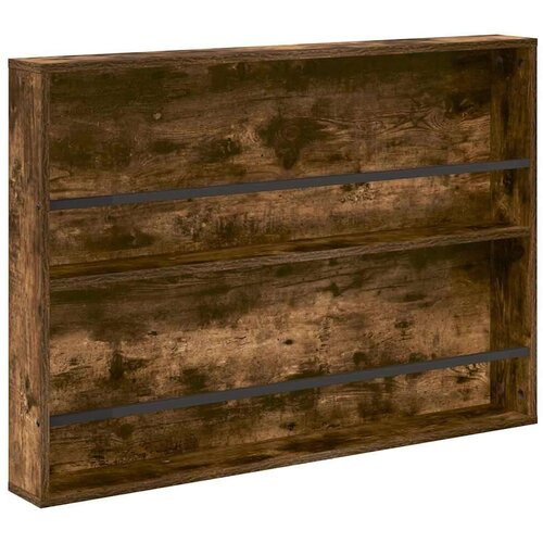  Polica za časopise Zidne 2 pcs Dimljeni hrast 100 x 12 x 70 cm Slike