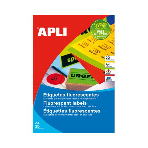 Apli Etikete 210 x 297 mm, 20/1, Narančasta Cijene