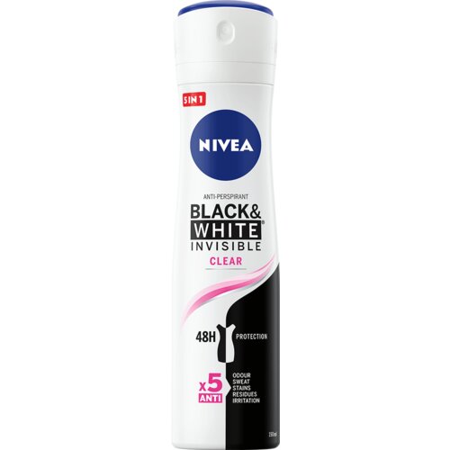 Nivea deo black &amp; white clear dezodorans u spreju 150ml Cene