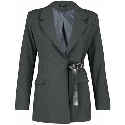 Trendyol Anthracite Premium Woven Blazer Jacket Slike
