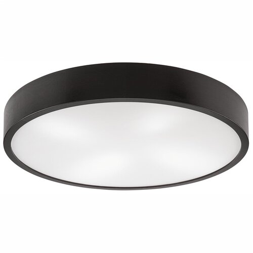 LAMKUR Temno rjava stropna svetilka s steklenim senčnikom ø 58 cm Eveline – Cene