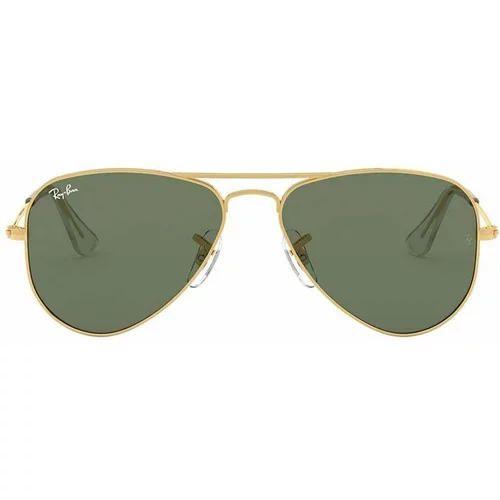 Ray-ban Otroška sončna očala Junior Aviator zelena barva, 0RJ9506S
