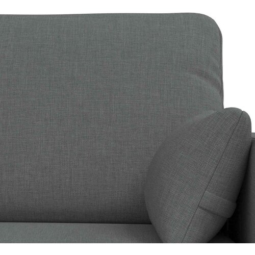 SOFA 2 pcs Tamno siva Metal Slike