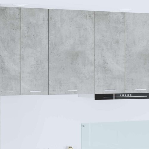 vidaXL viseći ormarić zidne riga beton siva i bijela 50 x 31 x 80 cm Cijene