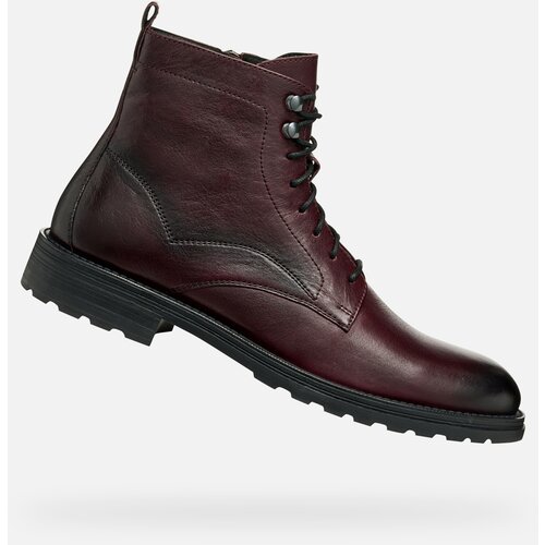 Geox Burgundy men&amp;#039;s ankle boots Redclif - Men&amp;#039;s Slike