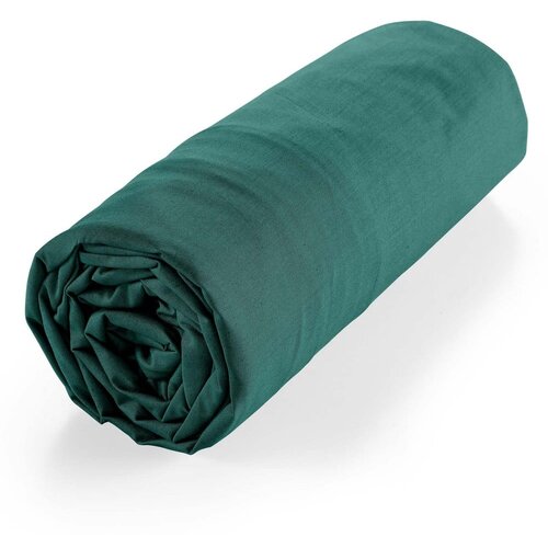 Douceur d int&amp;eacute;rieur Zelena plahta s gumom od organskog pamuka 160x200 cm Biolina &amp;ndash; Slike