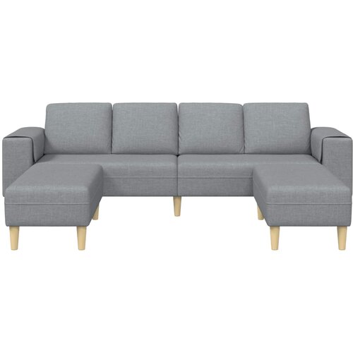  Kauč za dnevni boravak 3 pcs Svijetlo siva Poliester Slike