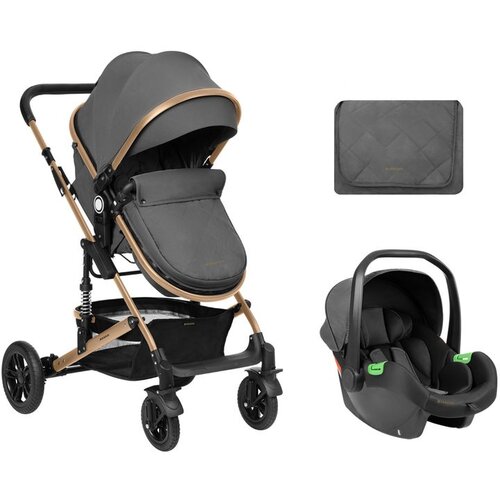 Kikka Boo Kolica Amaia Dark Grey premium set 2in1 sa auto sedištem I-Size Cene