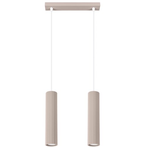  Brilagi - LED luster na sajli CRESTO 2xGU10/10W/230V taupe Slike