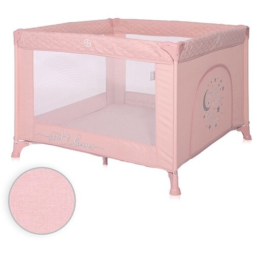 Lorelli sklopivi vrtić za bebe za igru Sunny Playground 100x100 cm, rozi Slike