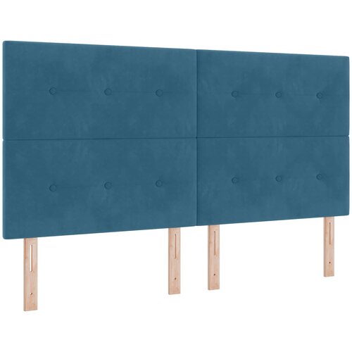  od pjene s madracem i LED-om Tamno plava 180 x 200 cm Slike