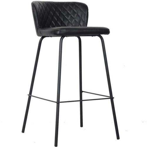  Tabure DKD Home Decor 40 x 42 5 x 81 5 cm Crna Plava Metal Mornarsko plava Slike