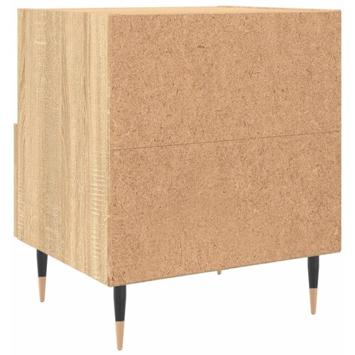  Noćni ormarići 2 kom boja hrasta 40x35x47,5cm konstruirano drvo Slike