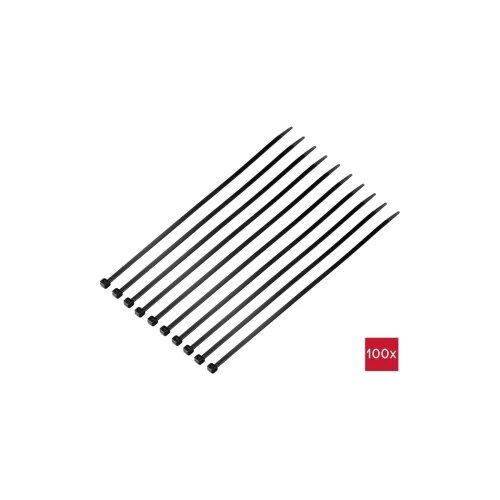 TRU COMPONENTS TC-12523700 vezice 300 mm 4.8 mm crna otporna na hladnoću 100 St. Slike