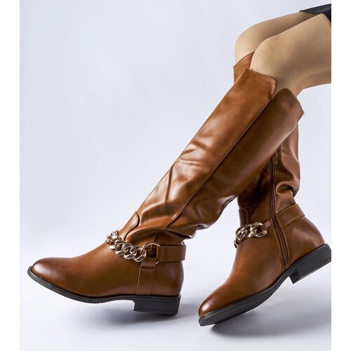 Gemre Brown insulated boots with chain Millies Slike