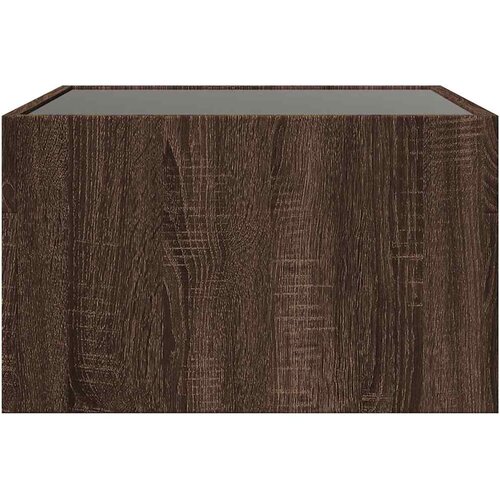  Stolić s beskonačnim LED svjetlima boja hrasta 50x50x30 cm Slike