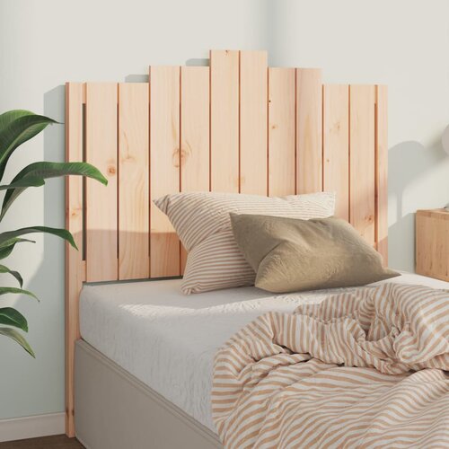 VidaXL Uzglavlje za krevet 106 x 4 x 110 cm od masivne borovine Slike