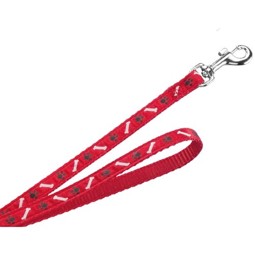Nobby povodec mini, 10 mm / 120 cm &ndash; rdeč Cene